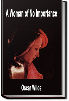 A Woman of No Importance | Oscar Wilde